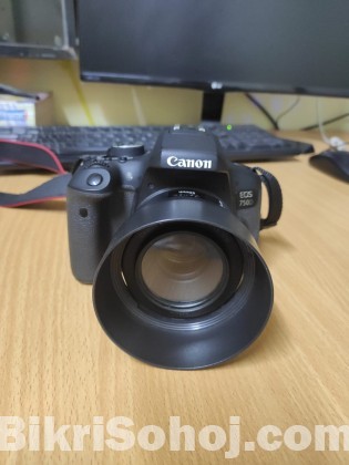 Canon 750d with 50mm prime lense